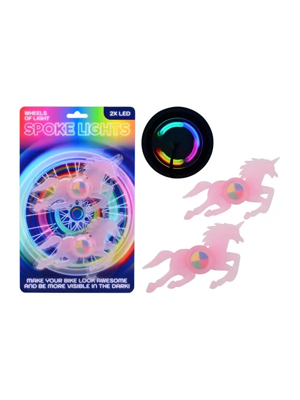 John Toy Bike Fun Unicorn spoke lighting 2 pieces