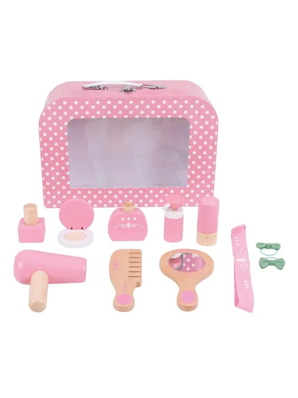 Bigjigs Wooden Beauty Case 11 pcs.