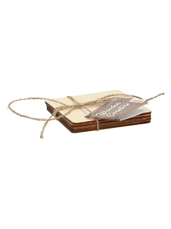 Lobbes Wooden Coasters 4pcs.