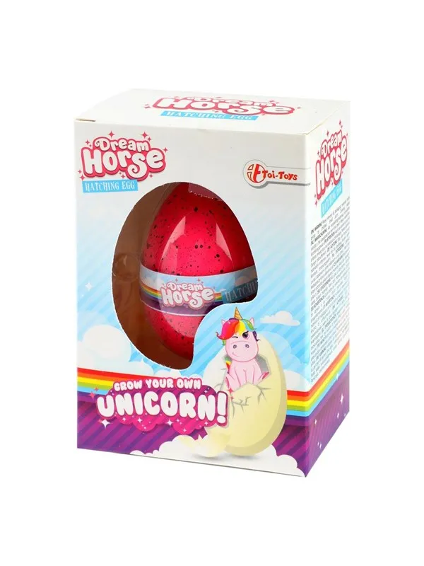 Dream Horse Growing Egg Unicorn 17cm (Assorted)