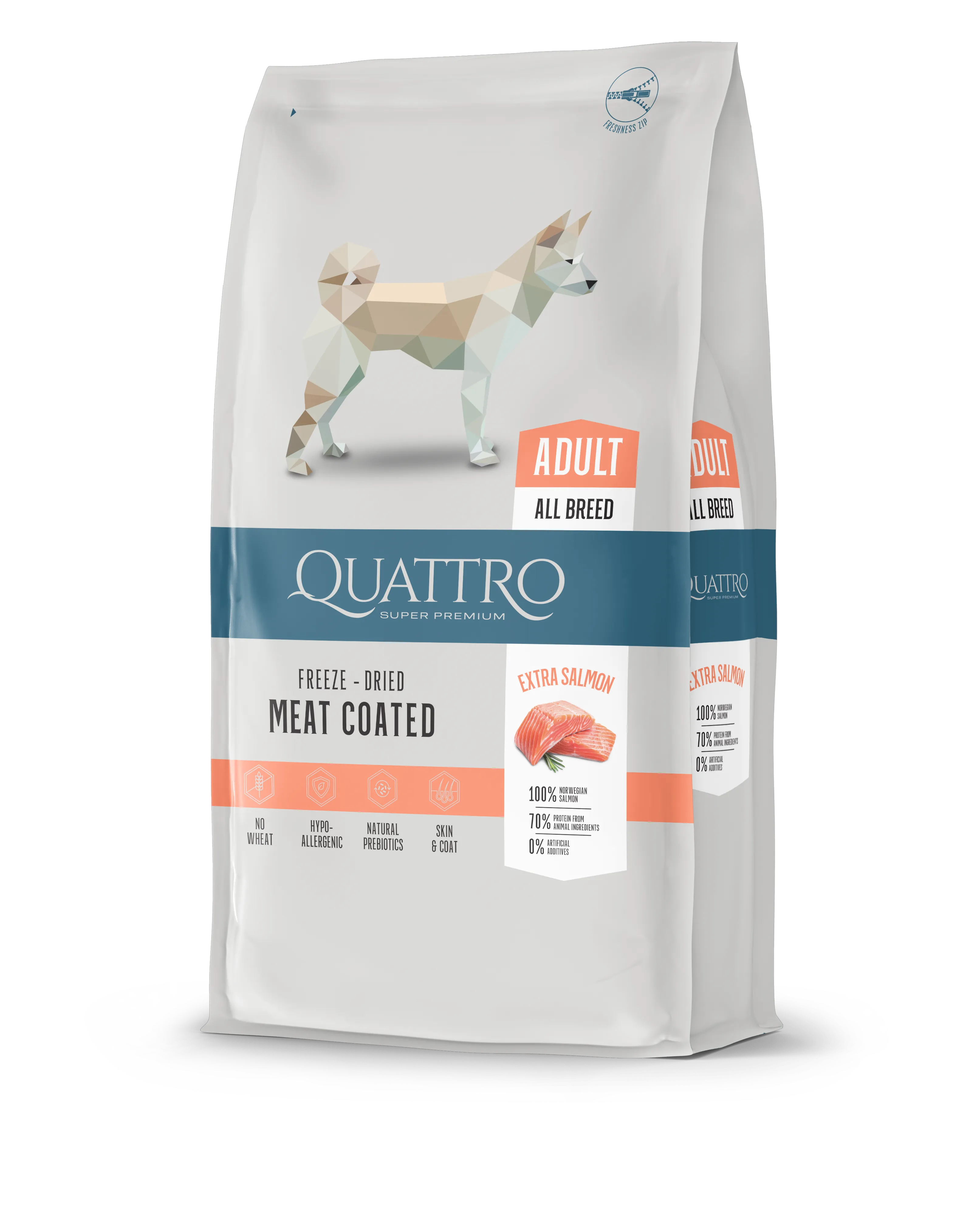 Quattro Super Premium all breed Salmon 3kg