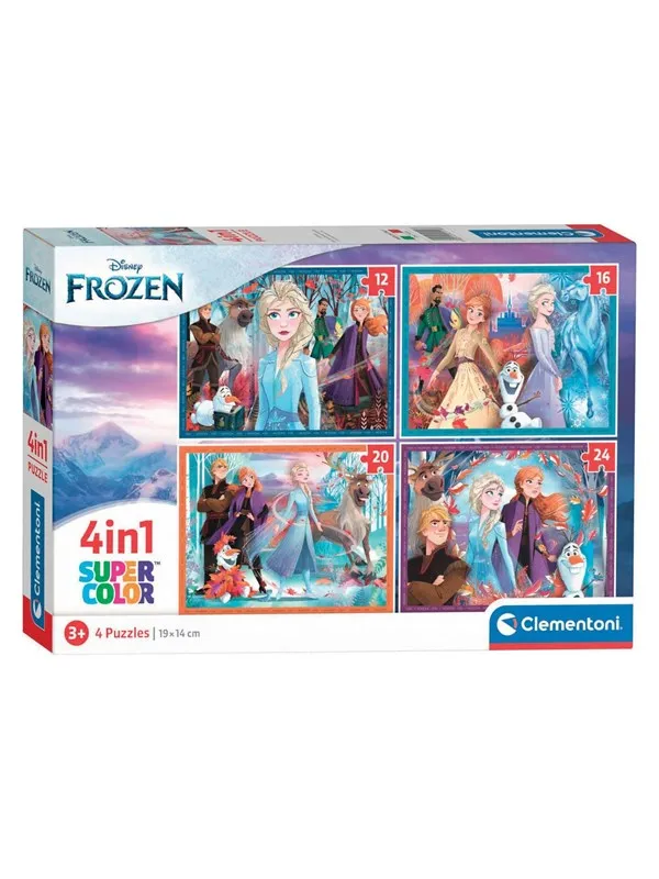 Clementoni Puzzles Disney Frozen 4in1 Gulv