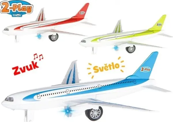 2-Play Traffic 2-Play Plane with Light & Sound (Assorted)