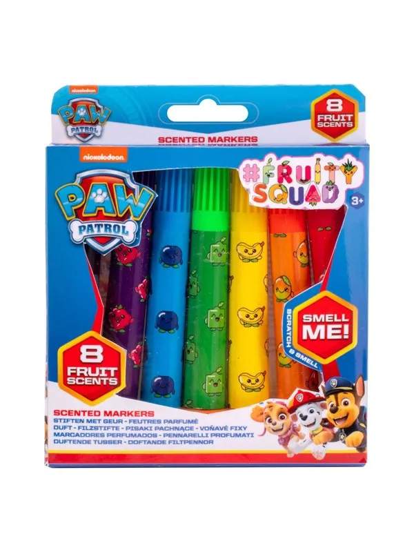Canenco Fruity Squad PAW Patrol Mini Pens with Scent 12 pcs.