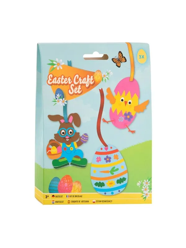 Grafix Easter Hangers Craft Set - Rabbit Chick & Egg