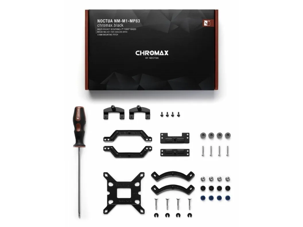 Noctua NM-M1-MP83 chromax.black - Torx-based SecuFirm2+ mounting kit - CPU Monteringsbraketter