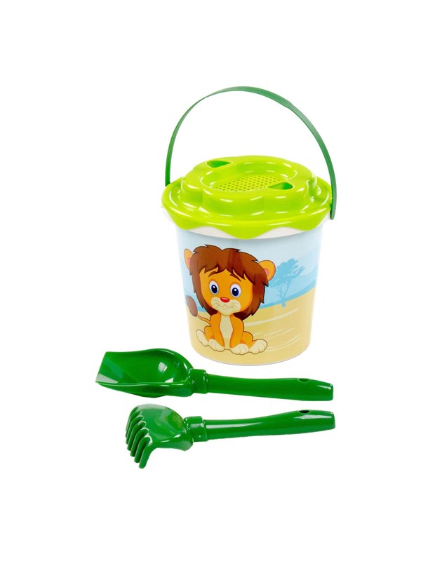 Cavallino Toys Cavallino Safari XL Bucket Set Green 4ldg.