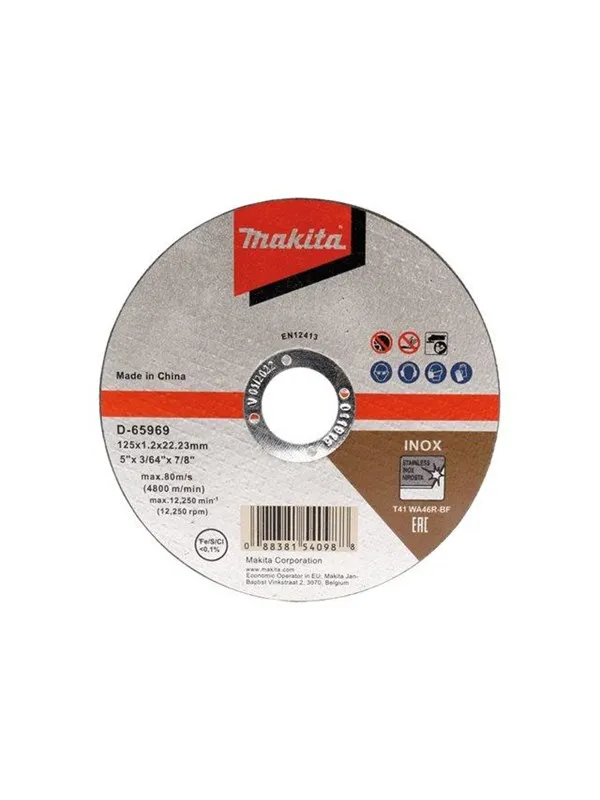 Makita  D-65969 - THIN CUT-OFF WHEEL 125x22.23 - 1 pcs.