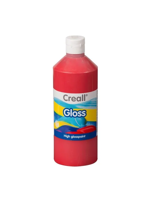 Creall Gloss Gloss Paint Red 500ml