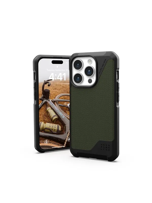 UAG Metropolis LT MagSafe kevlar olive - iPhone 15 Pro