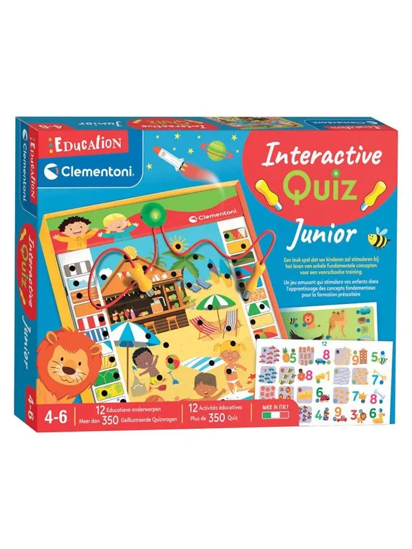 Clementoni Education - Interactive Quiz Junior Learning Game