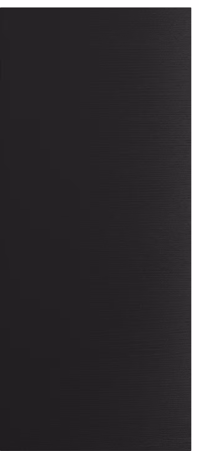 Epoq dør til kjøkken 40X92 Edge Black Ash