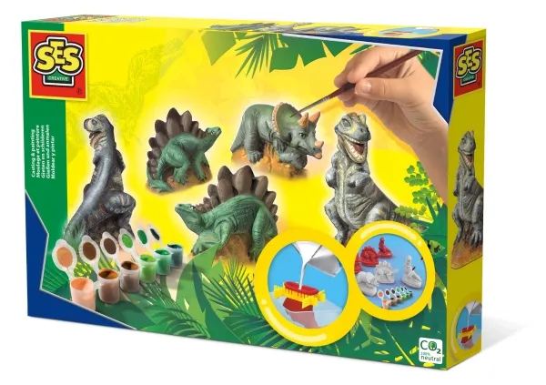 SES Creative Plaster Casting - Dinos