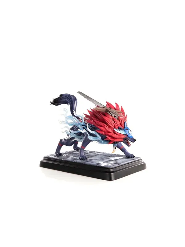 First 4 Figures - Okami Resin Painted Statue: Oki (Wolf Form) (Standard Edition) - Figur