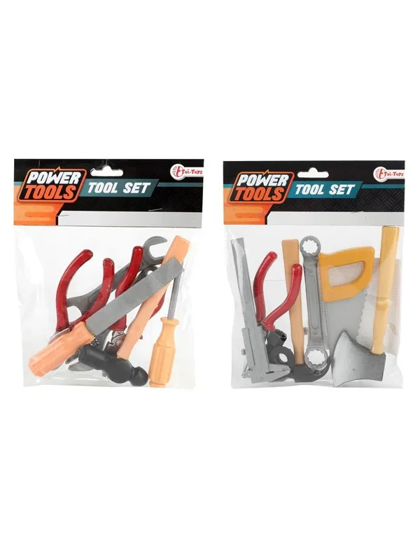 Toi-Toys Power Tools Tool Set in Bag 7 pcs.