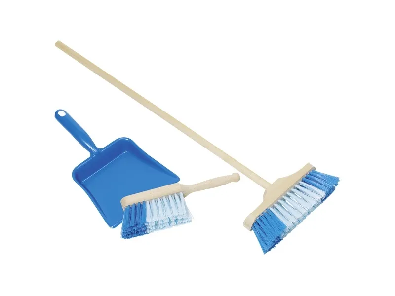 Goki Plastic dustpan handbroom and broom