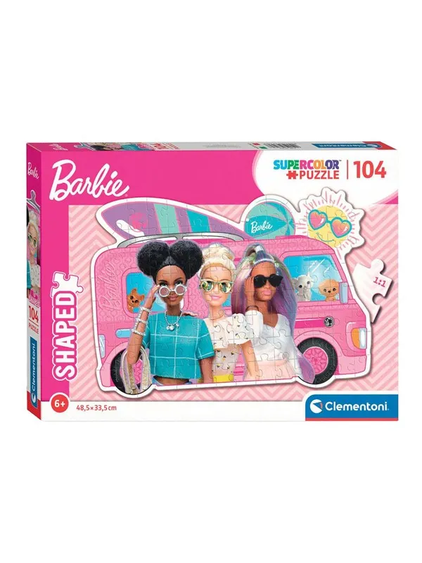 Clementoni Jigsaw Puzzle Super Color - Barbie Surf Bus 104 pcs. Gulv