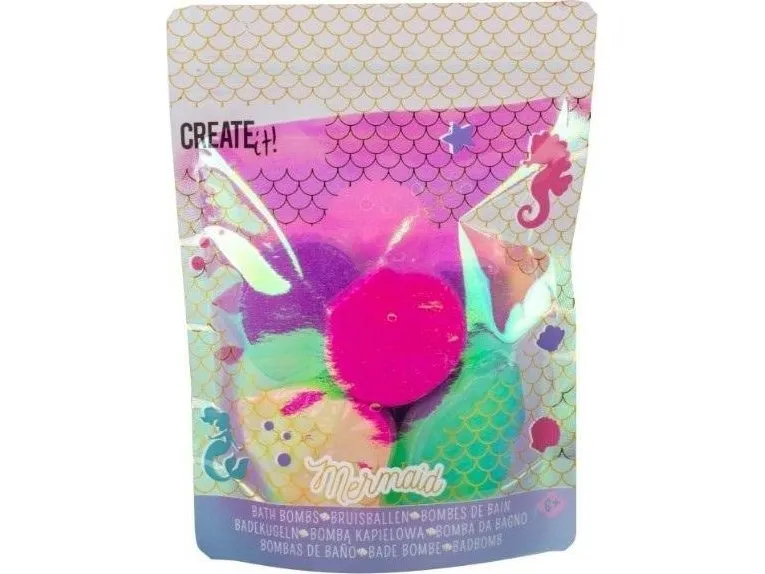 Canenco Create it! Mermaid Bath Bombs Mini