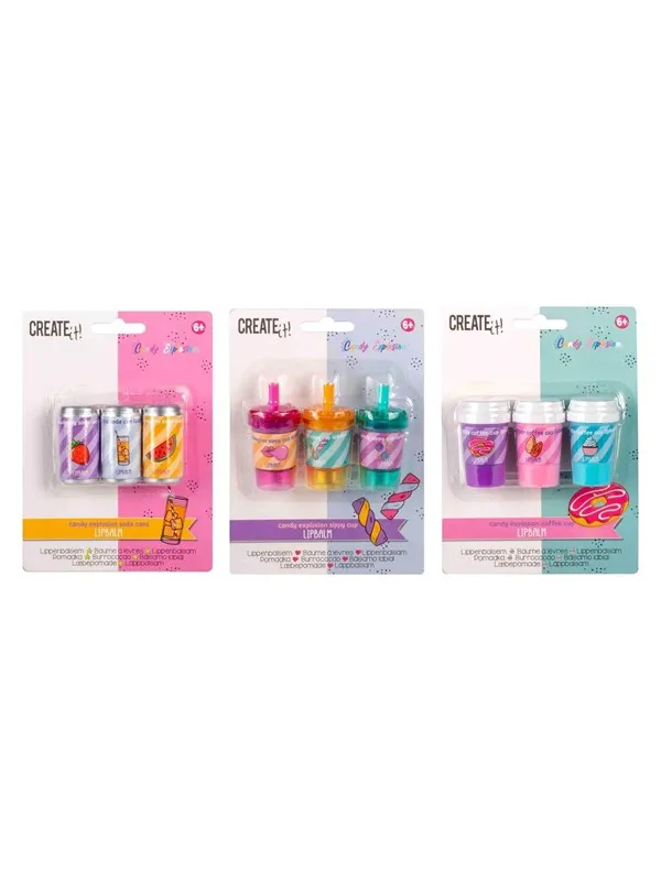 CREATE IT! Candy Explosion Lip Balm 3 pcs.