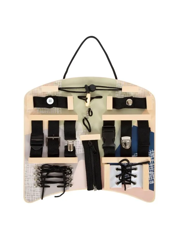 Small Foot Wooden Activity Board Locks and Connections