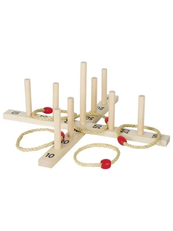 Goki Wooden Ring Toss Game