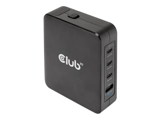 Club 3D CAC-1917 power adapter - GaN technology - USB 3 x USB-C - 140 Watt