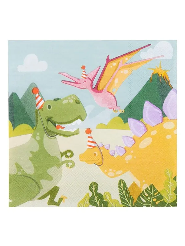 Boland Napkins Dino Party 33x33cm