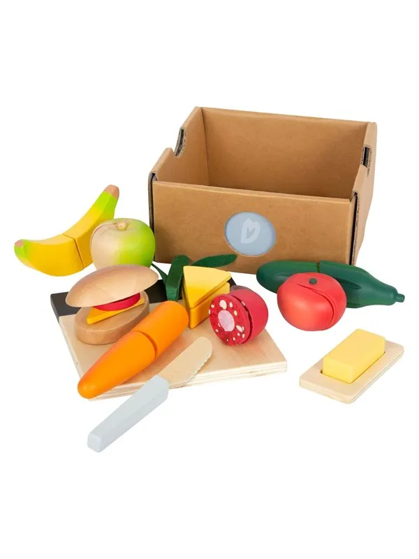 Small Foot Wooden Cut and Play Food Lunch Set 2