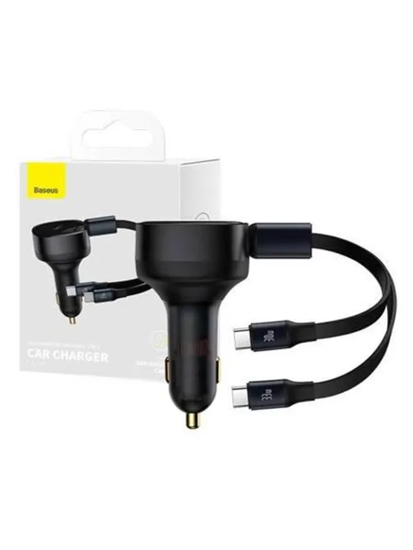 Baseus Car Charger  Enjoyment with cable USB-C 33W (Black)