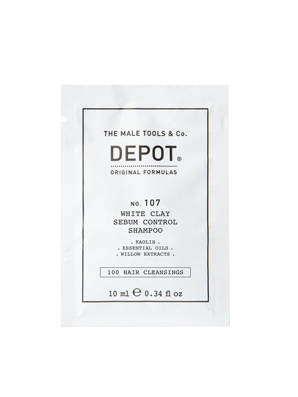 Depot Cleansing No. 107 Kaolin Hair Shampoo 10 ml.