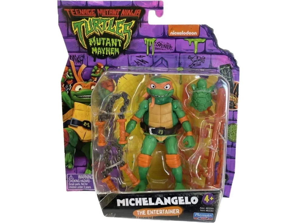 Teenage Mutant Ninja Turtles Mutant Mayhem Michelangelo 12 cm