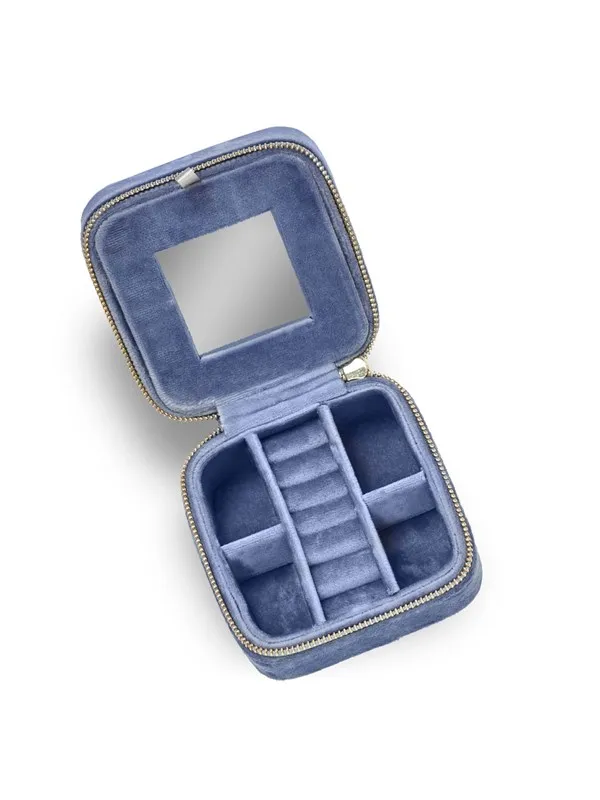 Gillian Jones Jewelry box - Blue velour