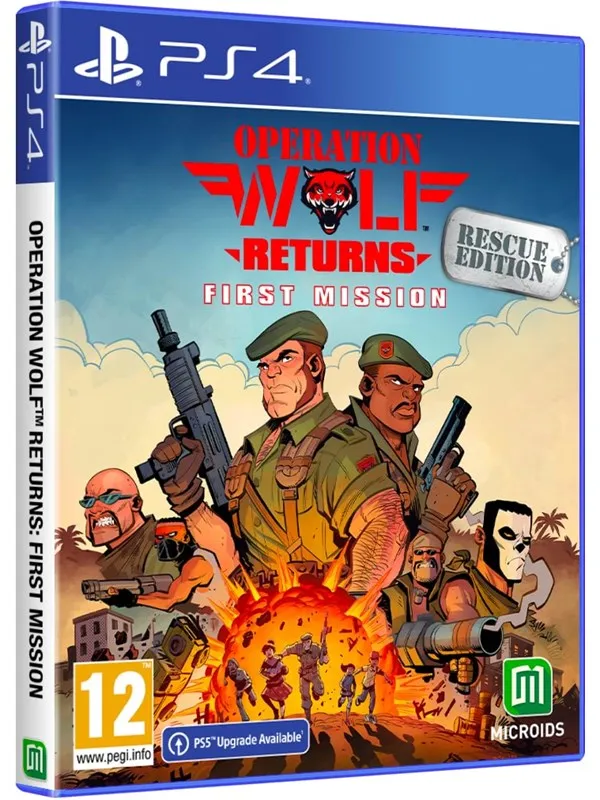Operation Wolf Returns: First Mission (Rescue Edition) - Sony PlayStation 4 - Action