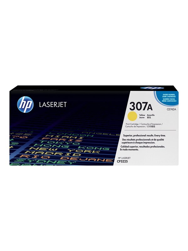 HP 307A / CE742A Yellow Toner - Laser toner Yellow