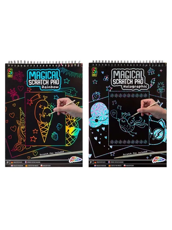 Grafix Magic Scratch Block A4