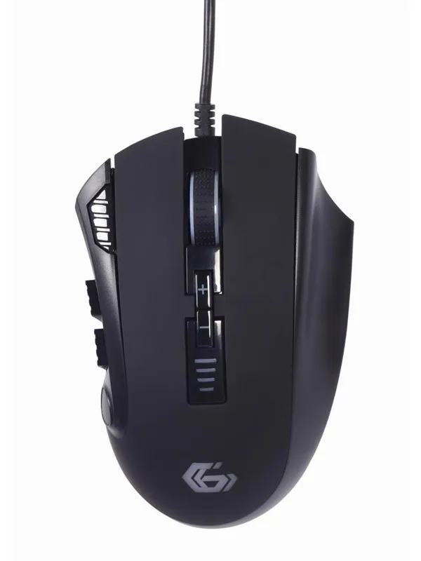 Gembird Ragnar RX500 - Gaming mus - Optisk - 10 - Svart med RGB-lys