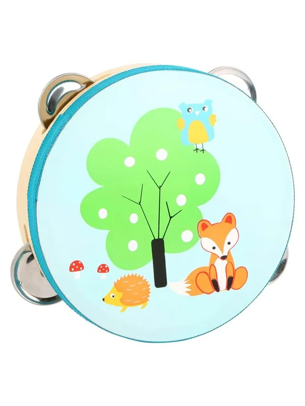Small Foot - Wooden Tambourine Little Fox