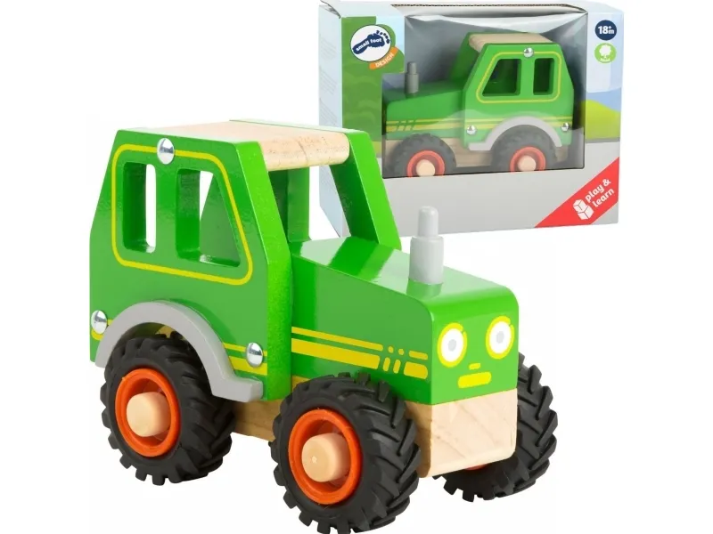Small Foot - Wooden Tractor Green