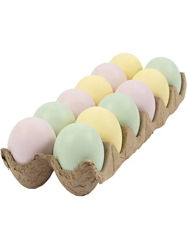 Creativ Company Plastic Eggs Pastel 12pcs.