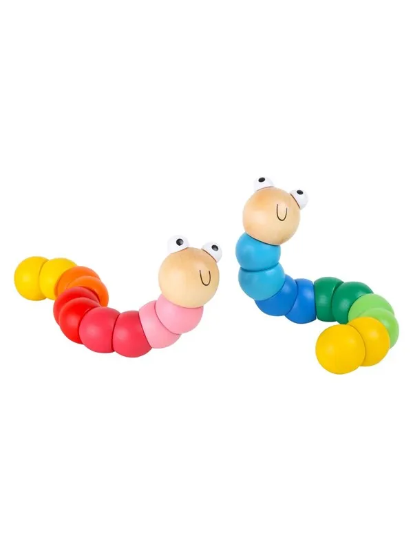 Small Foot - Wooden Caterpillar Motor Skills