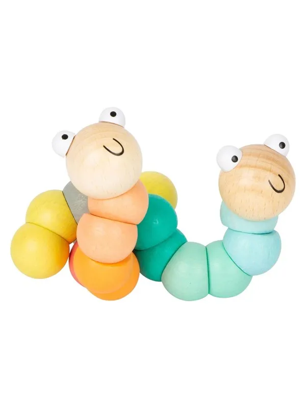 Small Foot - Wooden Motor Skills Caterpillar Paste