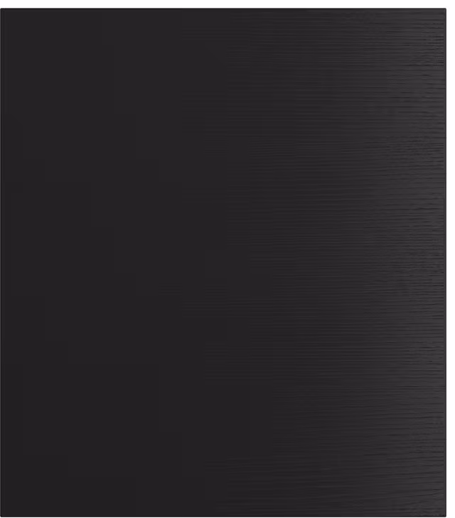 Epoq dør til kjøkken 50X57 Edge Black Ash
