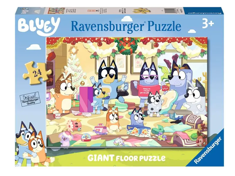 Ravensburger Bluey Christmas Giant floor Puzzle 24p Gulv