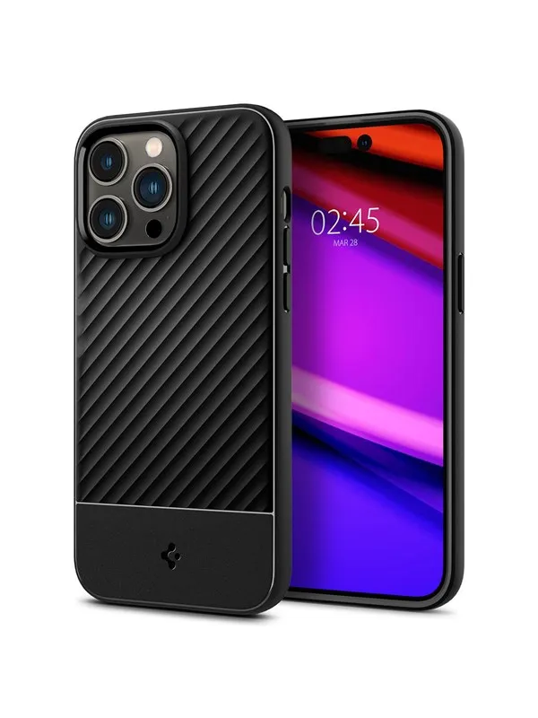 Spigen Core Armor - matte black - iPhone 14 Pro