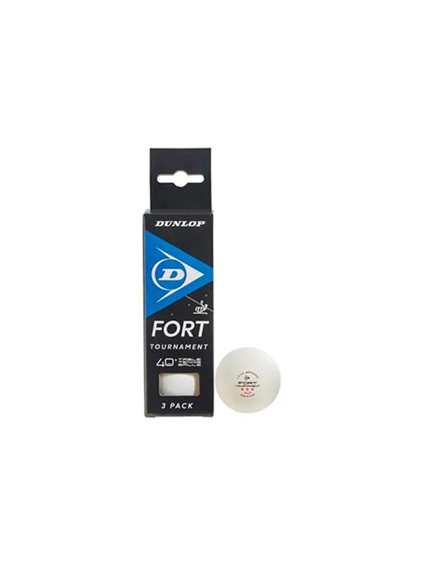 Dunlop Fort Tournament 40+  3 Tabletennis Balls