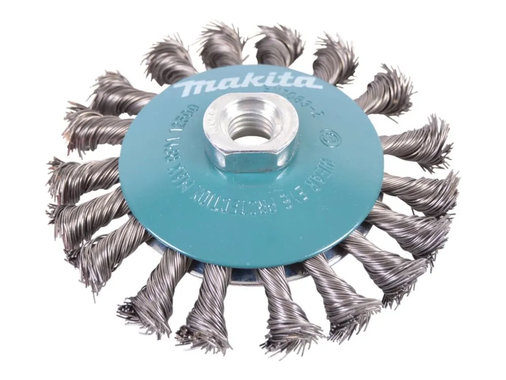 Makita Brush Knotted - for Paint and Rust Weld Edges