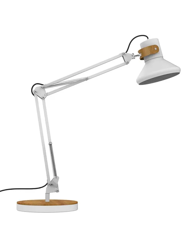 Unilux Baya Bamboo LED lampe, hvit/bambus