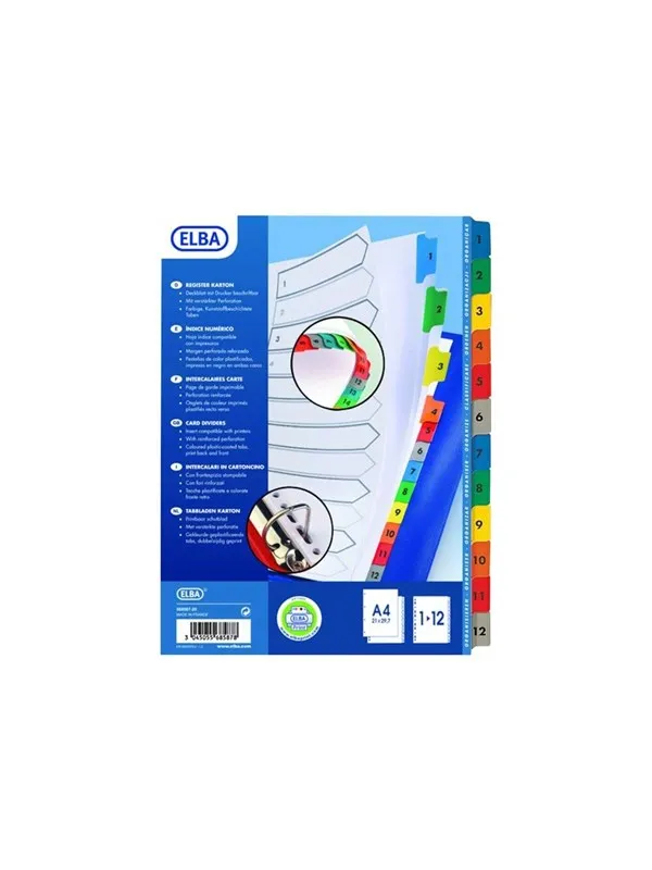 ELBA StrongLine - divider - for A4 - white