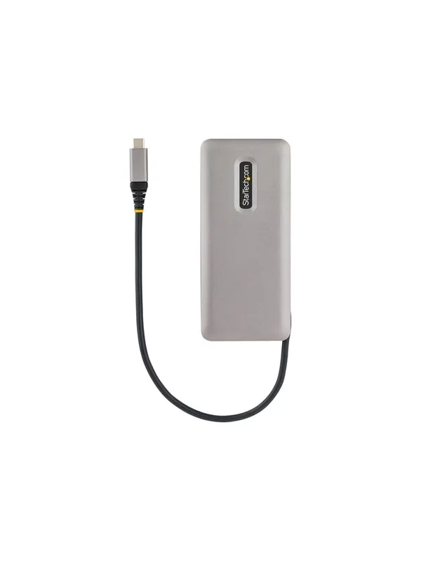 StarTech.com 4-Port USB-C Hub 1x USB-A and 3x USB-C Ports USB 3.1 10Gbps Bus Powered USB Type C Hub with 9.8in (25cm) Wrap-Around Cable USB-hub - 4 porter - Grå