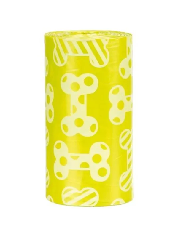 Trixie Dog Poop Bags with Scent Lemon M 4 Rolls of 20 Bags